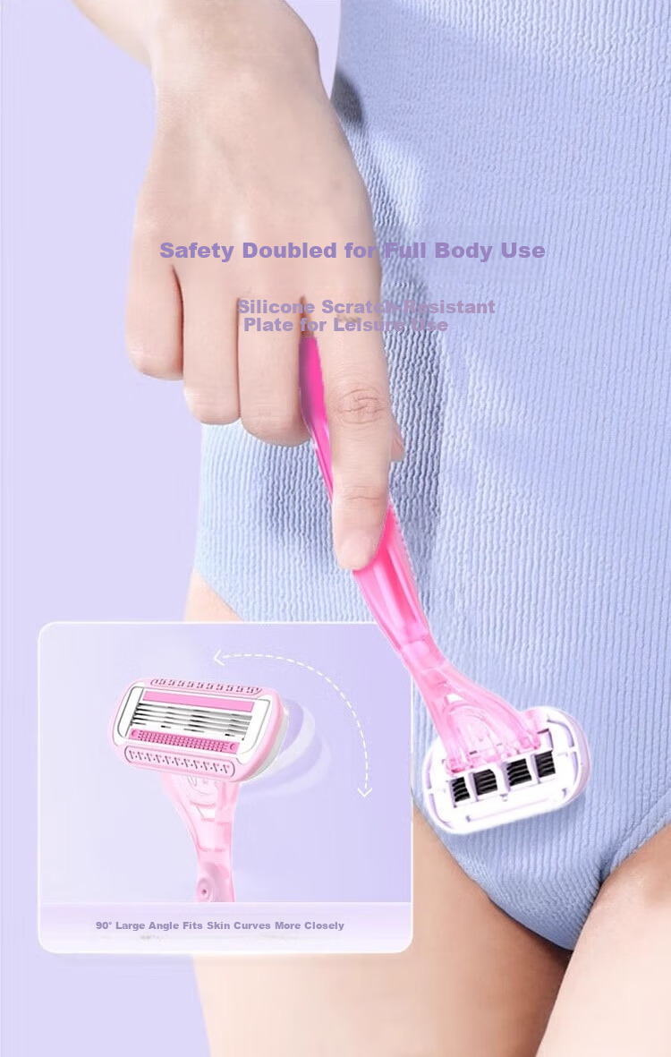 Guangduola Hair Removal Razor for Women, Leg And Underarm Hair Removal Tool, Intimate Area Trimmer for Women's Private Parts 6