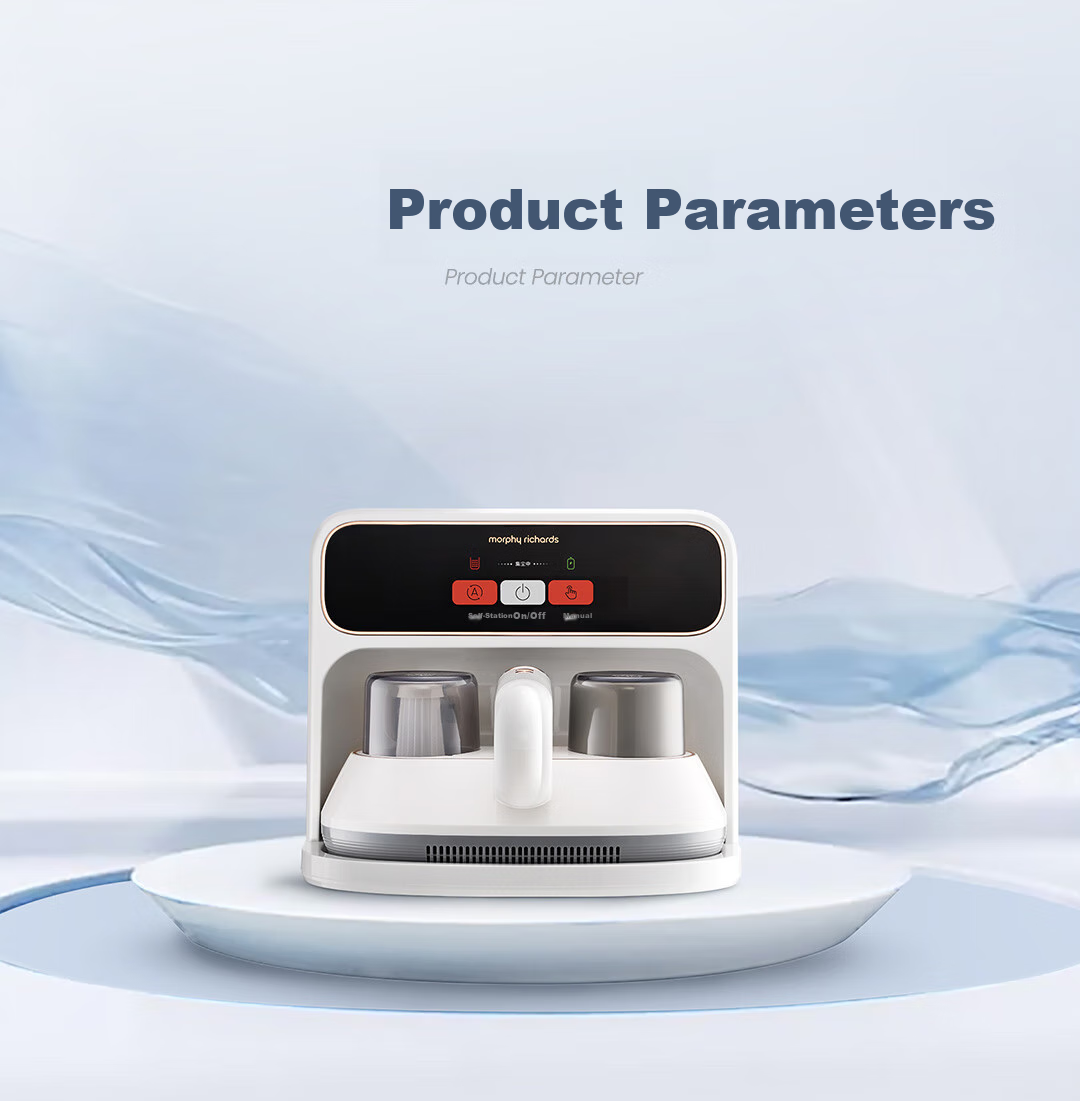 Morphyrichards Self-Cleaning Dust Mite Remover Wireless Bed Vacuum Cleaner, Intelligent Dust And Mite Removal Device with Strong Suction, Long Battery Life of 120 Days without Emptying, Automatic Rechargeable Mite Remover MR3106 47