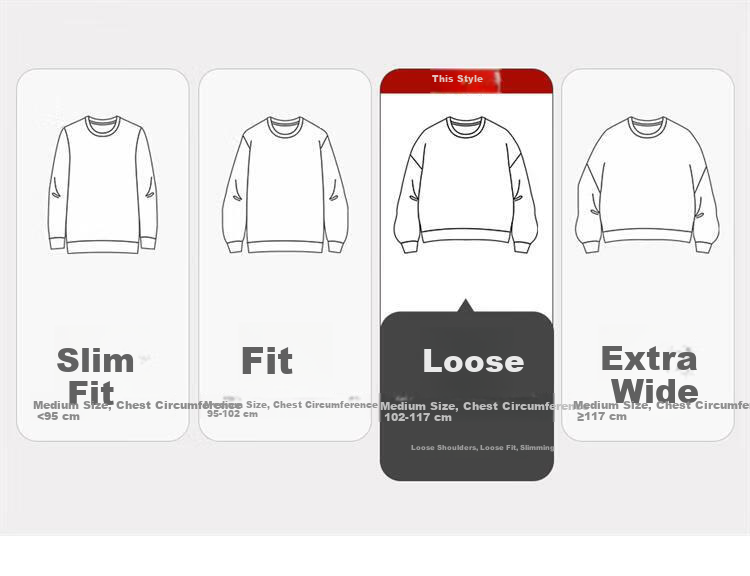 Jeanswest Round Neck Sweatshirt for Women, Spring/summer 2026, Petite Loose Fit, Simple Versatile Long-Sleeve Top, White, XL 1