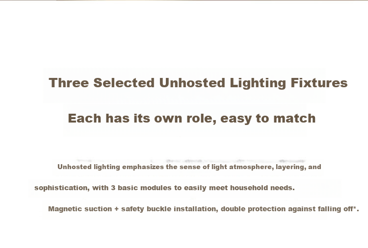 Mijia Magnetic Track, GaN Power Supply, 120W Surface-Mounted Lighting without Main Light, Whole-House Package for Living Room And Bedroom, Modern Style 4