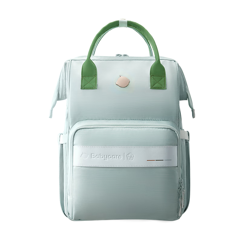 Babycare Multifunctional Handbag, Large Capacity Maternity And Baby Backpack, Non-Mommy Bag, Star Gray-Gree