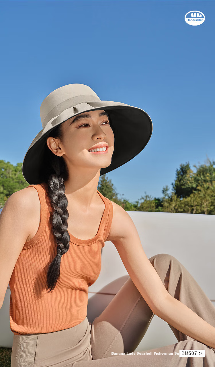 Beneunder Sun Protection Hat Women's Wide Brim Bucket Hat Men's Hiking Sun Hat Full Face UV Protection 1