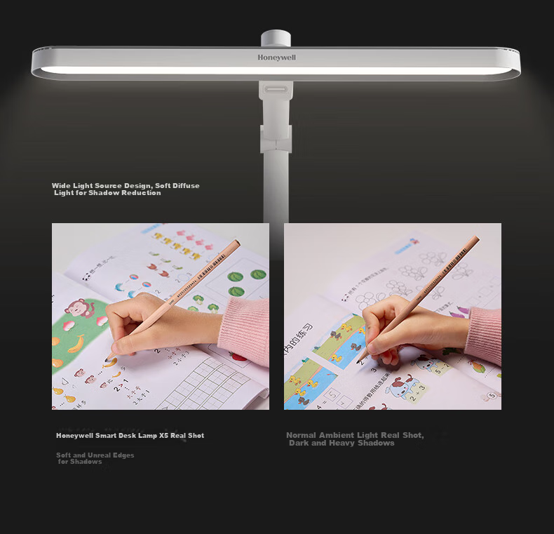 Honeywell Eye Protection Study Reading Desk Lamp, LED Full Spectrum, for Bedroom, Study Room, Children And Students, Reading And Writing Eye Protection Desk Lamp, 03A01 8