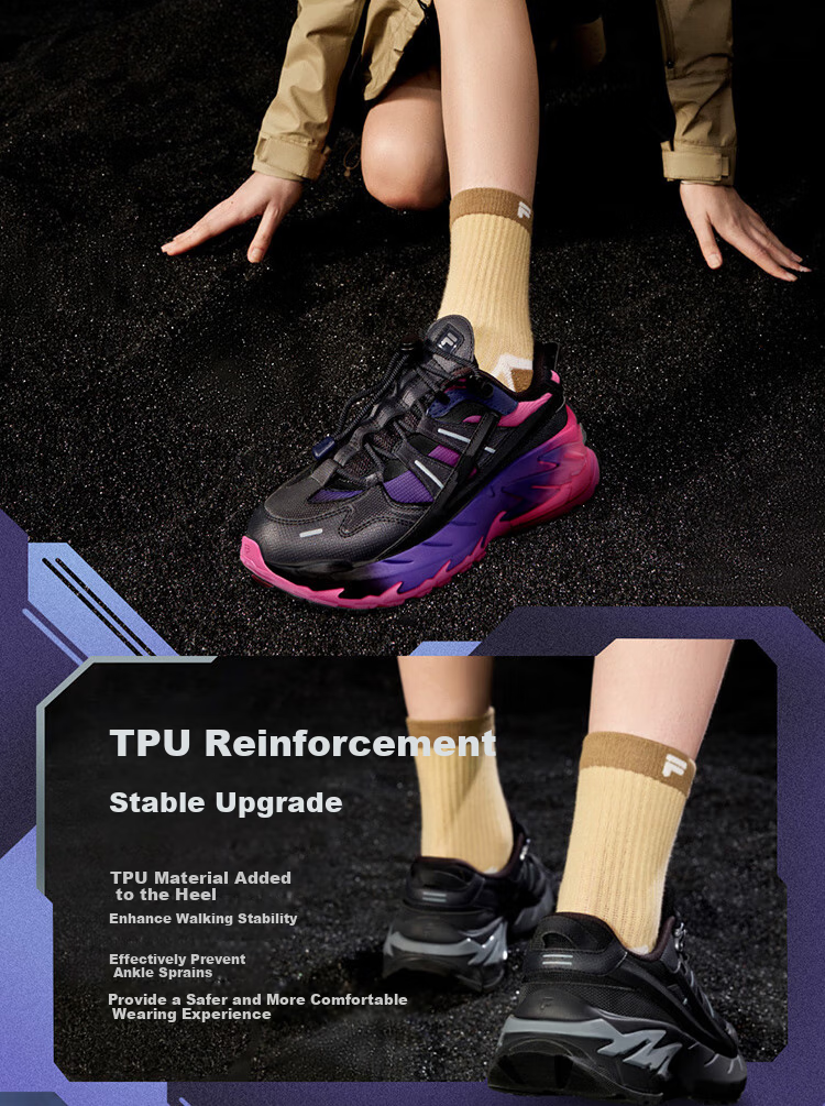 FILA FUSION Official Trendy Brand Women's Shoes, COMET Functional Trendy Shoes, Spring Casual Shoes, Dad Shoes 10