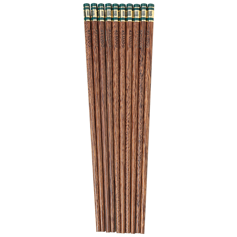 CORN Household Chopsticks 2025 New Chicken Wing Wood Chopsticks Children's Personal Use Solid Wood Non-Slip Long Chopsticks