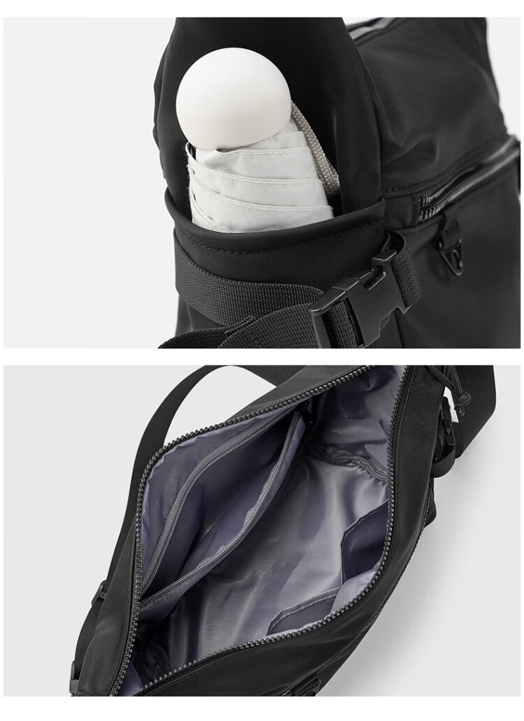 Dickies Men's Large Capacity Crossbody Bag Student Shoulder Bag Multi-Compartment Versatile Commuter Outdoor Casual Travel Sling Bag 17