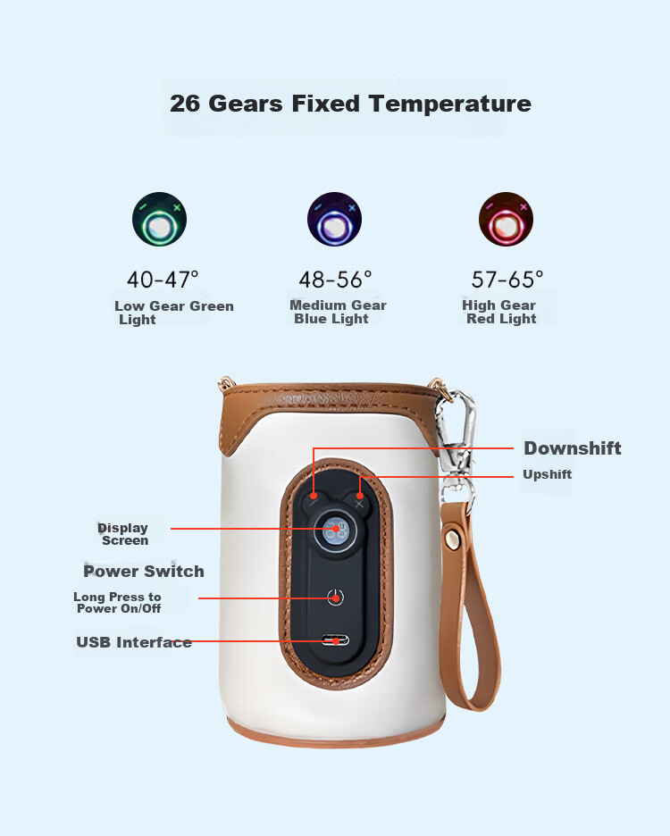 DOCTOR MA Bottle Warmer, Universal Milk Bottle Heating Device, Portable Electric Model, for Outdoor Use And Night Feeding, Bottle Warming Wonder 7