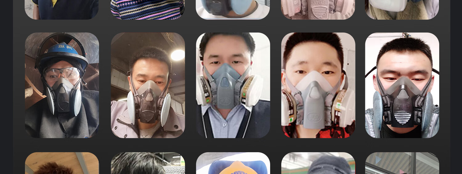 MAIDUN Dust Mask KP100, Coal Mine Underground Specialized Dust-Proof Mask, Grinding Dust Mask, 802C Set 14
