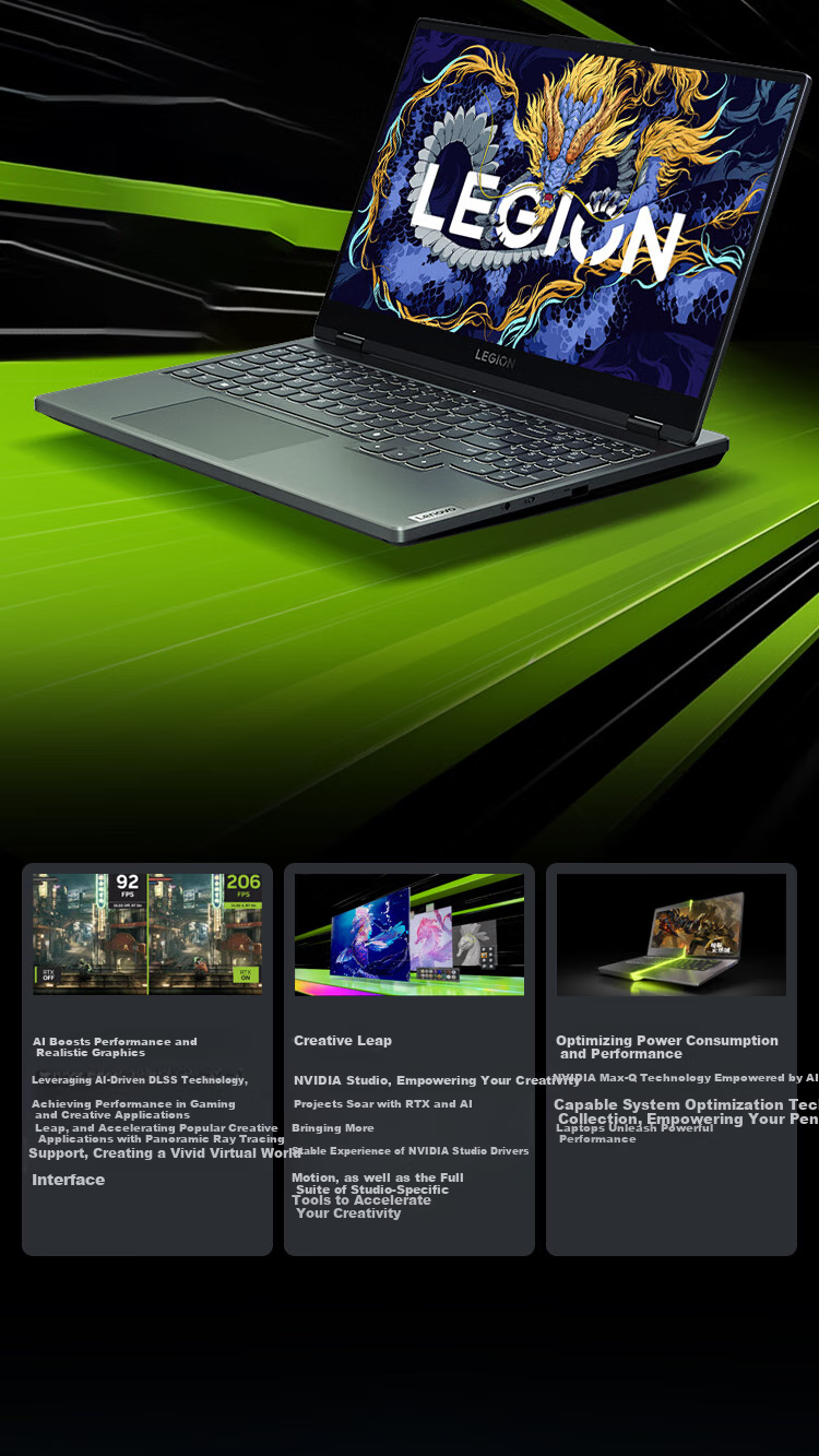 Lenovo Legion Y7000 2025 15.3-inch Gaming Laptop i7-14650HX 16GB 512GB RTX5060 + Gaming Mouse Set 1st Store Bundle 5