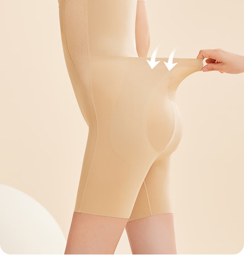 GRACEWELL Women's One-Piece Shapewear Tummy Control Hip Lift Waist Cincher Wireless Seamless Postpartum Body Shaping Garment Black L 12