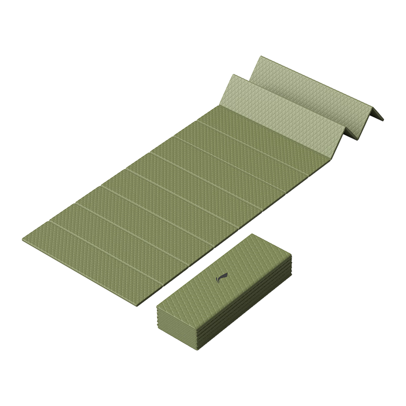 Li-Ning Foldable Yoga Mat, Outdoor Picnic Ground Mat, Children's Nap Pad, Moisture-Proof Seat Cushion, Portable Student Nap Mat, Thickened