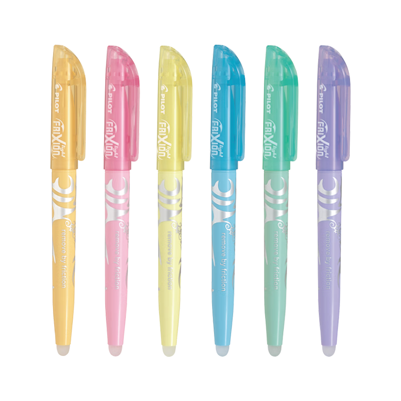 PILOT Erasable Highlighter Pen, Non-Bleeding Marking Pen for Students, Colorful Marker, Stationery Set for Journaling, Outline Pen, Stationery SW-FL Light Pastel Series 6 Colors