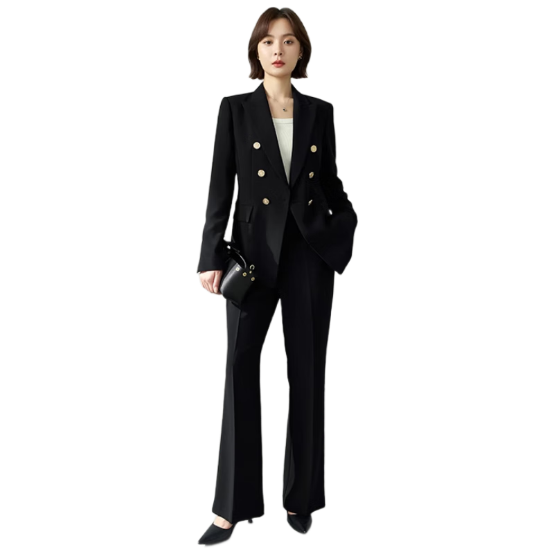 Miss Bird Women's Suit Set Professional Interview Formal High-End Workplace Petite Blazer Set