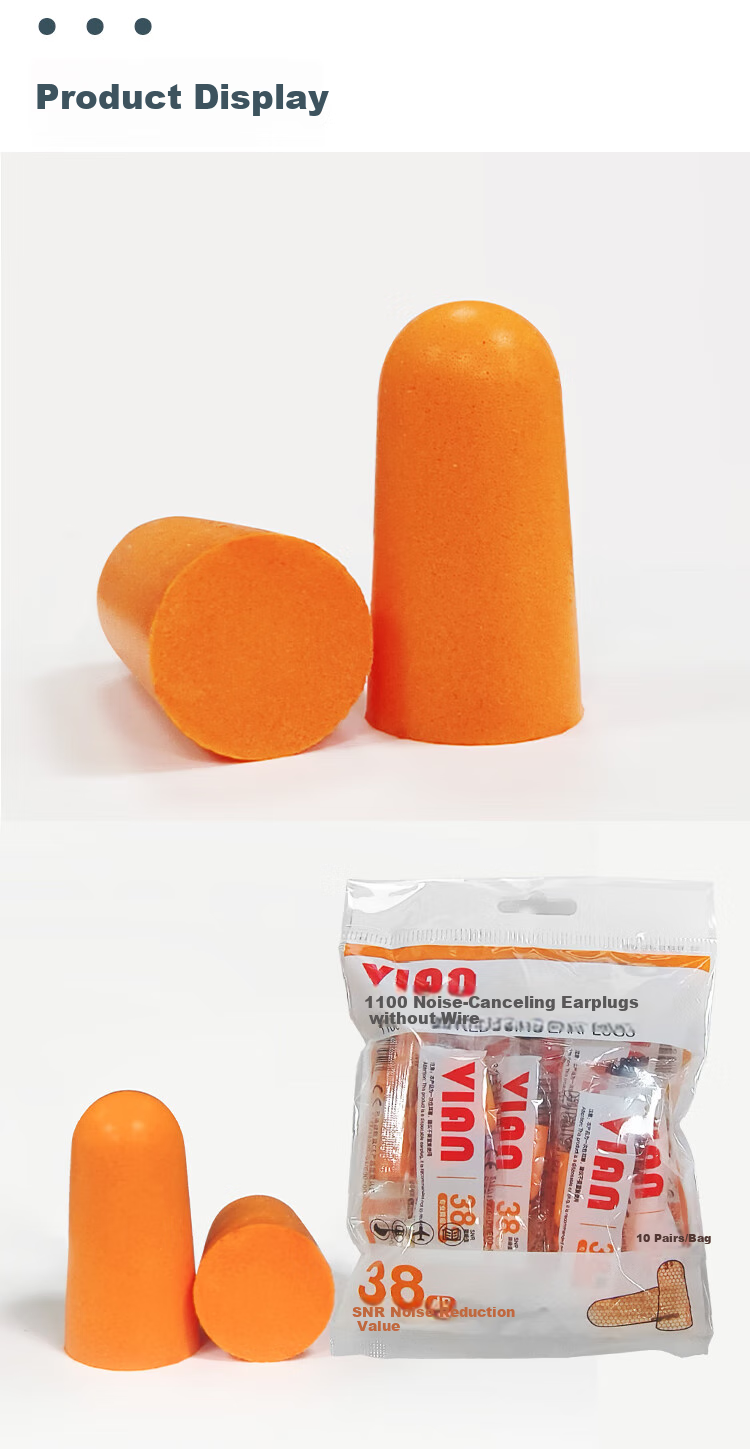 VIAN Earplugs for Sleeping, Super Soundproof Foam Noise Reduction Industrial Factory Study Quiet Aid, Wireless Soundproof Earplugs (Pack of 20) 5