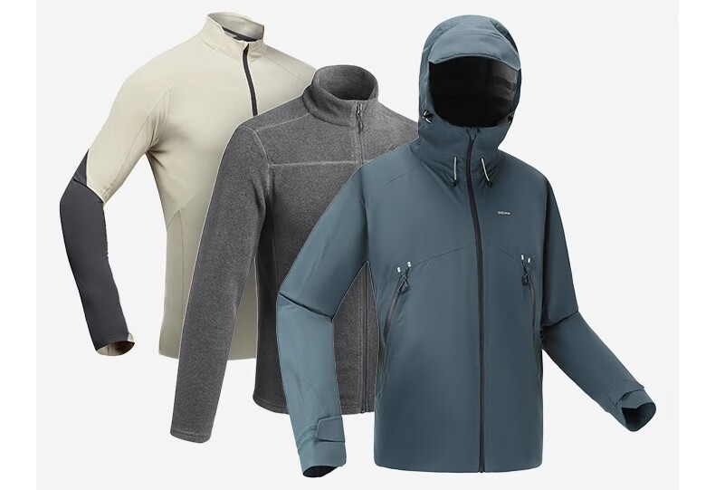 DECATHLON New Women's Hard Shell MH500 Asian Fit Outdoor Windproof Waterproof Mountaineering Jacket L-5451474 4