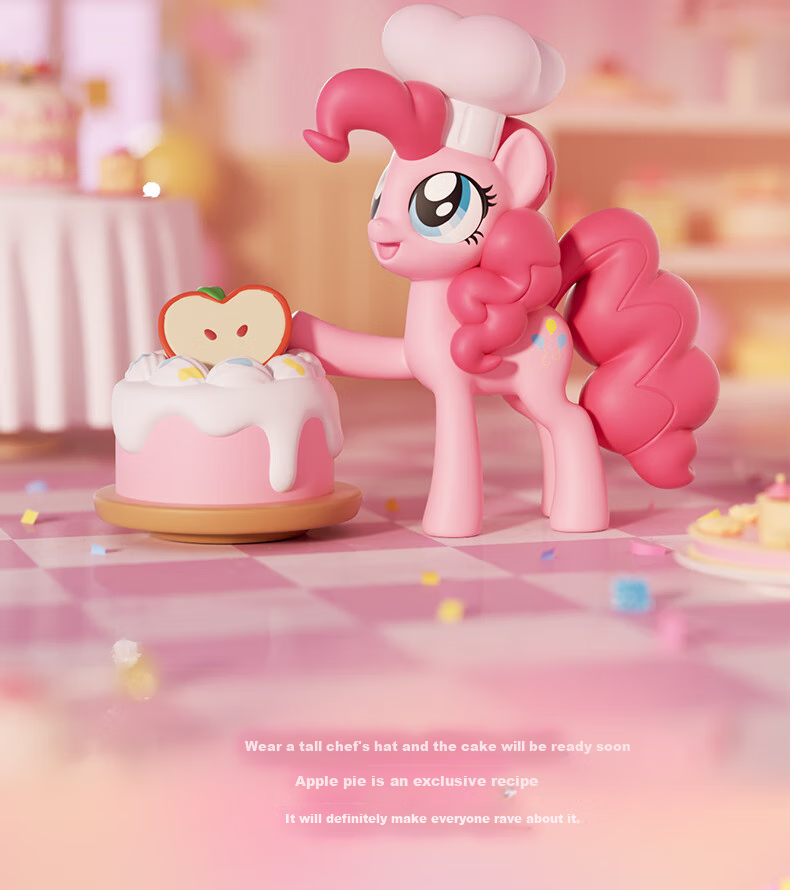 Funism My Little Pony Party Time Blind Box Toy, Desktop Decoration, Girl's Birthday Gift, End Box 10
