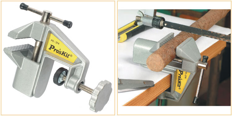 Pro'sKit PD-374 Mini Work Repair Bench Vise, Woodworking Clamp Fixture 2