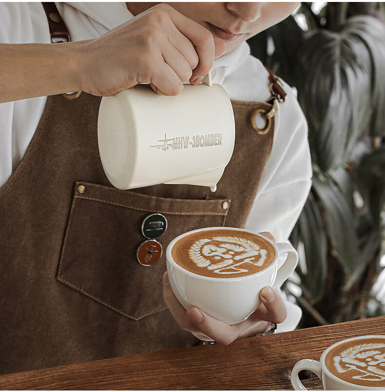 MHW-3BOMBER Gradient Pink Bomber 5.0 Latte Art Pitcher Crocodile Mouth Pointed Round Spout Professional Barista Milk Frothing Pitcher 20