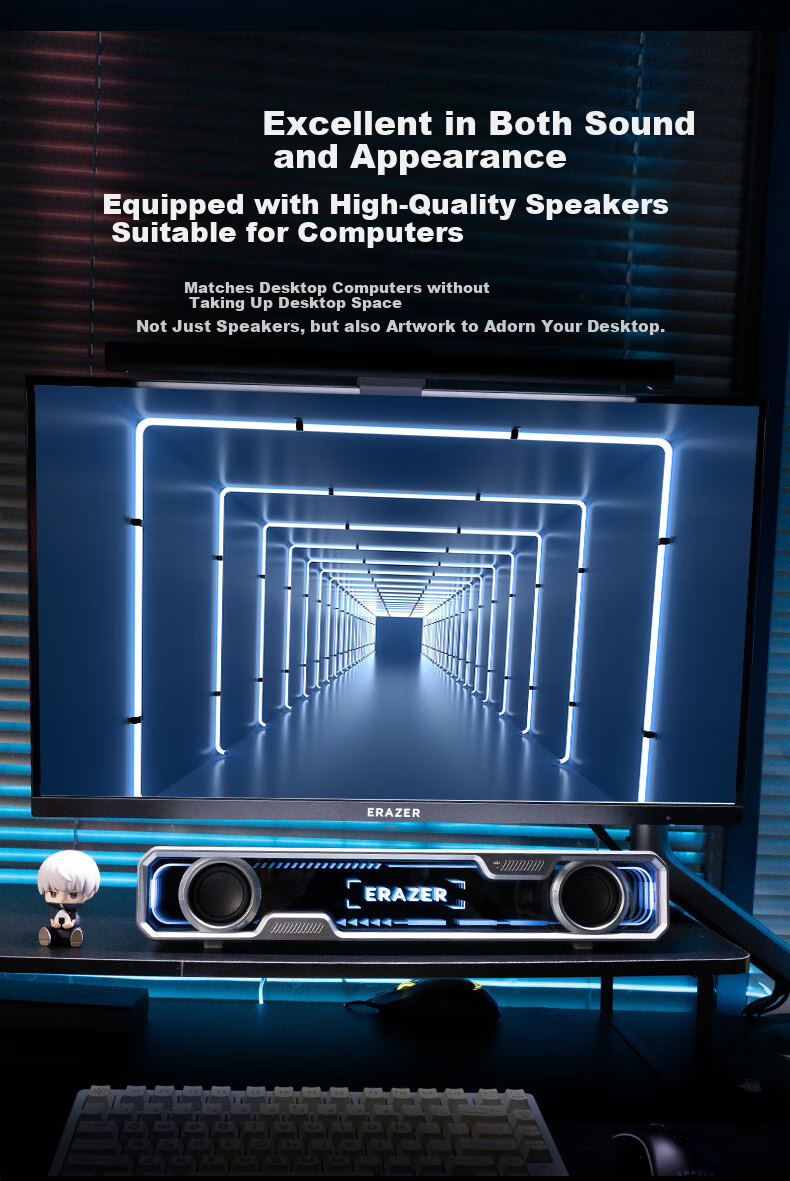 Lenovo Invests in Brand Yinengzhe Speakers, Desktop Bluetooth Speaker with Abyss Lighting, Home Theater-Grade Gaming Headset for E-Sports, Online Classes, Desktop And Laptop Birthday Gift 2