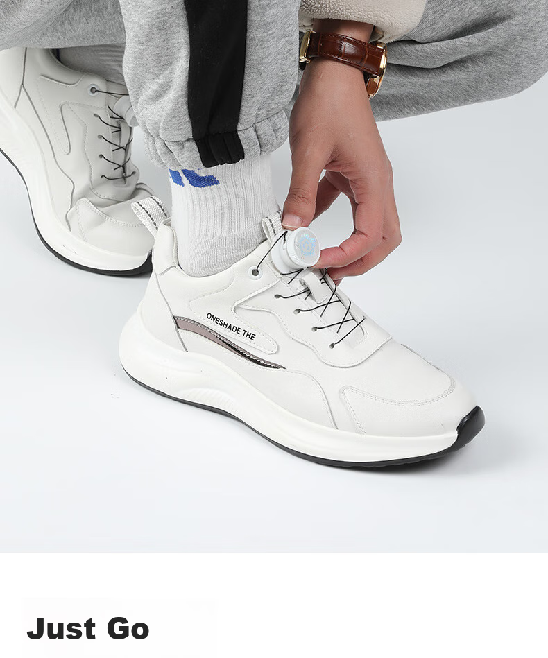 FOOTOPPO Rotary Buckle Shoe Laces, Lazy Buckle, Rotating Fastener, Sports No-Tie Shoe Buckle, Rotating Button for Me 26