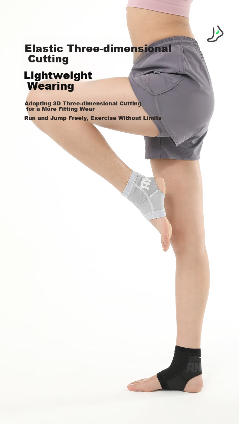 ANTA Ankle Brace, Foot Support, Prevents Sprains, Post-Injury Fixation, Supports Basketball Sports Ligament Injury, Lightweight, Black, Size L 11