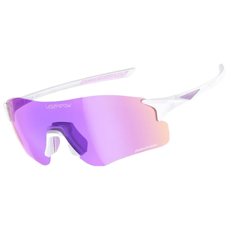 VOZAPOW Cycling Glasses with Photochromic Lenses for Day And Night Use, Windproof, Sand-Proof, Insect-Proof Goggles for Running, Outdoor Sports, And Road Biking