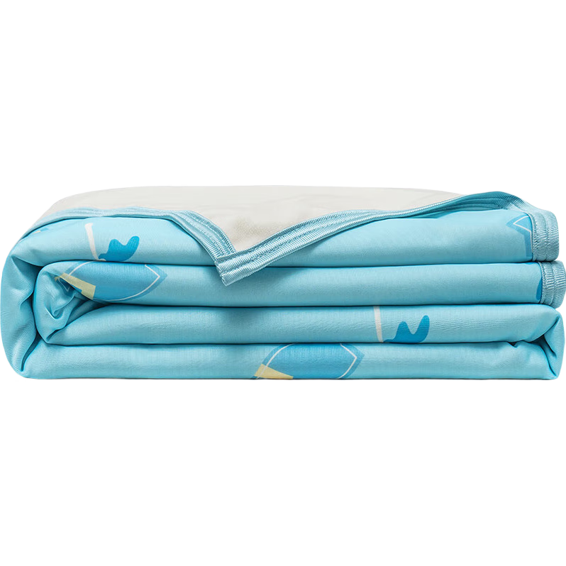 JD Original Small Wave Blanket, 1030g Air Conditioning Quilt, Towel Blanket, Summer Cool Quilt, Office Nap Blanket, 150x200cm