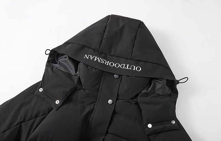 Dme [Nordic Cotton Triple Protection System] Winter Outdoor 90% Duck Down Hooded Long Women's down Jacket, Warm Coat 17