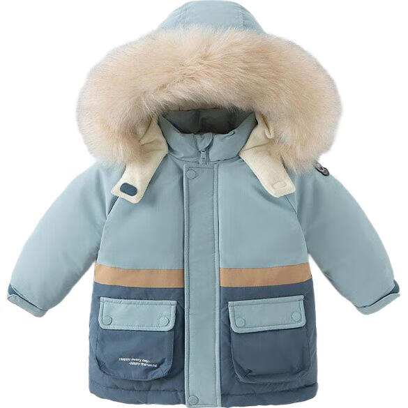 DAVE & BELLA Kids Down Winter Jacket Boys Girls Warm Workwear Baby Red Ski Suit