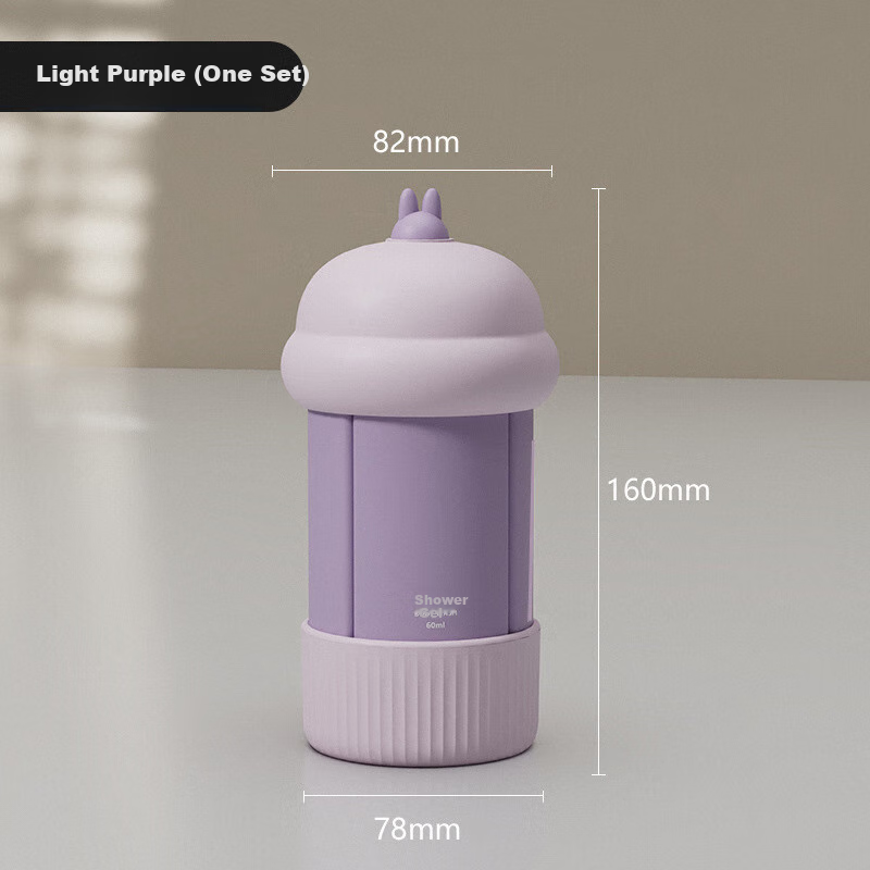 Lehuolvxing Portable Silicone Liquid Dispenser Bottles for Shampoo, Shower Gel, Cosmetics, Travel Essentials