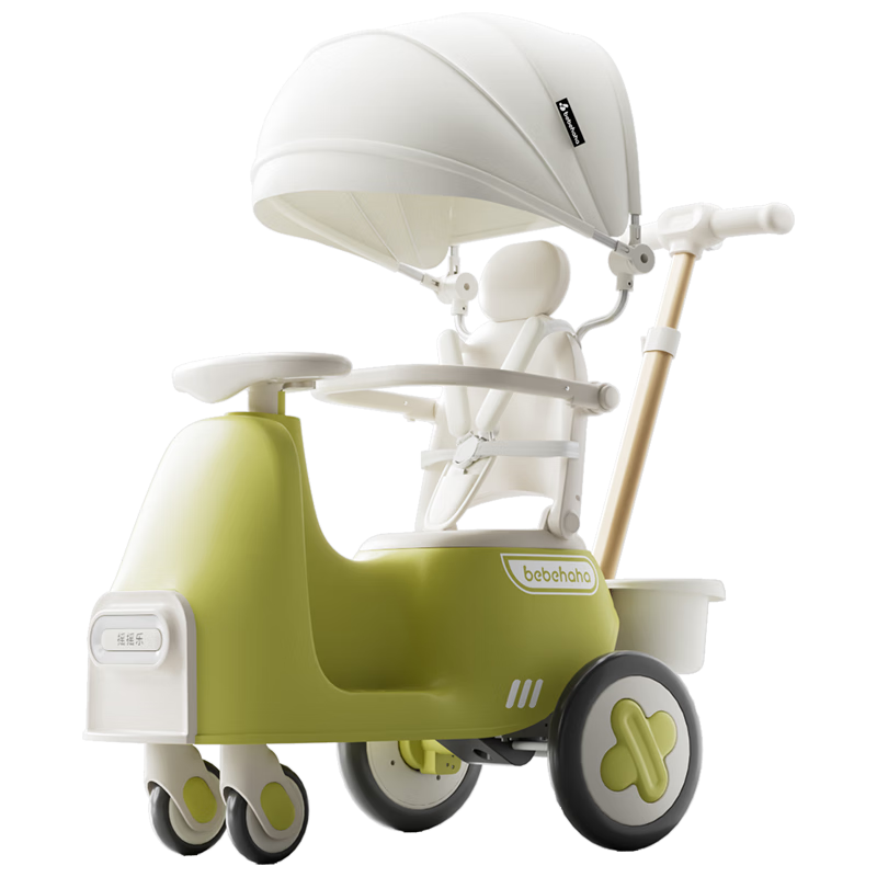 Bebehaha Baby Stroller, Rocking And Walking Aid, Two-In Children's Pushchair, for Ages 1-5, Fairy Gree