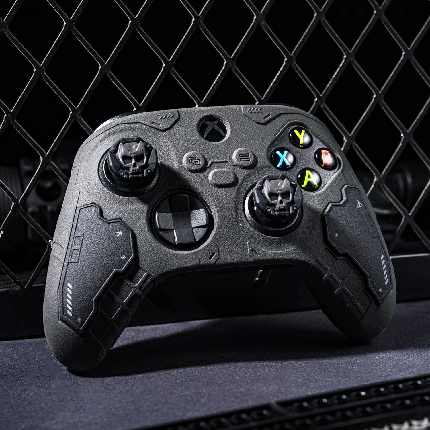 Jixiang Xbox Controller Protective Case Tactical Vanguard Silicone Soft Cover with Joystick Caps for XSX/S Full Coverage Anti-Slip Sweatproof Drop-Resistant Xbox Controller Case