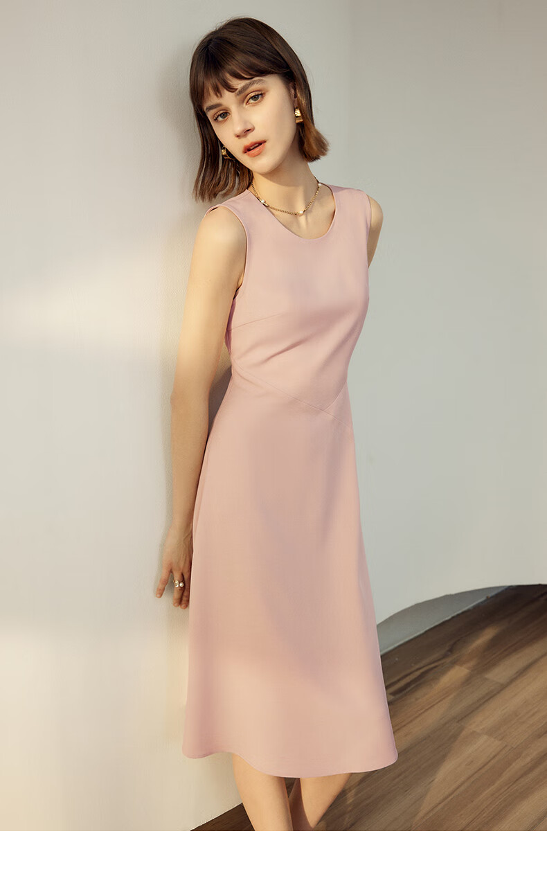 YANYEE Elegant Dress Women 2024 Autumn Waist-Slimming Simple Vest Dress Inner Dress Black 1 XL 17