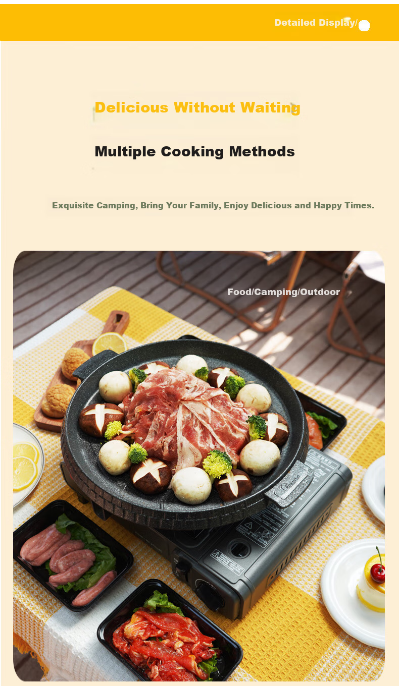 Maixian Portable Gas Stove Windproof Explosion-Proof Magnetic Stove Sold by JD Outdoor Hot Pot And Barbecue Portable Stove 520JD 9