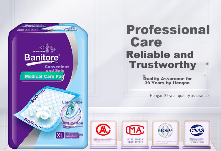 Banitore Care Pad, Waterproof XL Size 60 Pieces (Size 60*90cm), Adult Care Pad, Urine Pad, Care Pad 1