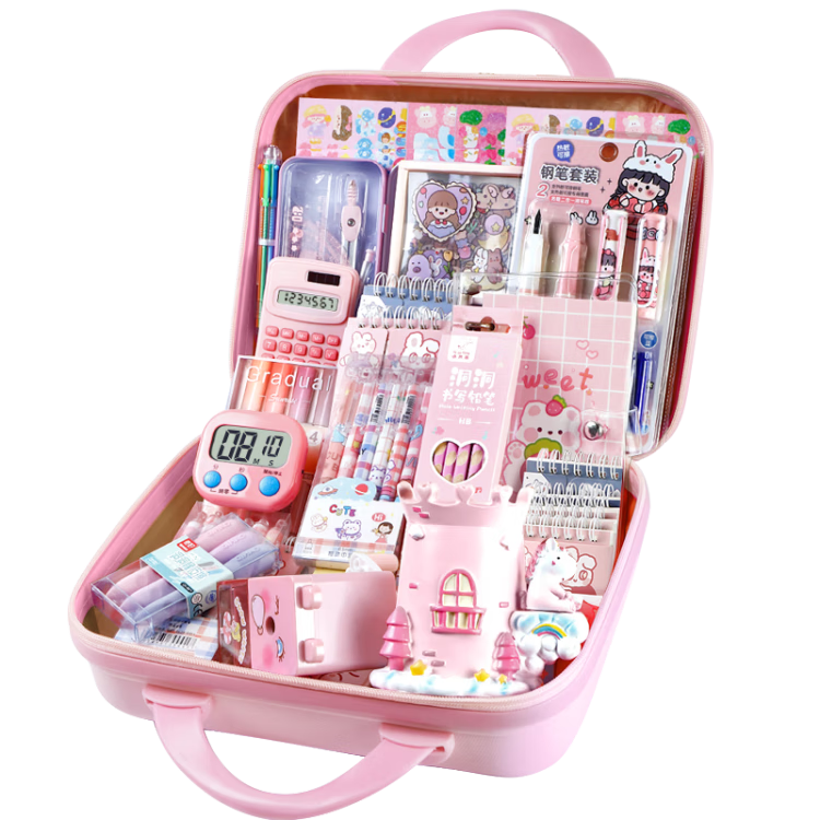 BEIBITONGHUA Stationery Gift Set, Children's Toys, Pretend Play, Girls' Birthday Gift, Complete Set of Stationery Supplies, Journaling Tools