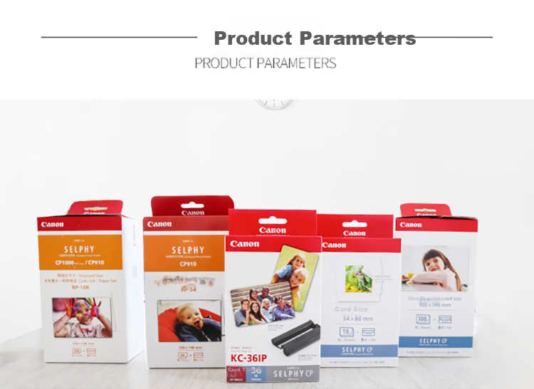 Canon RP-54 Original Simple Pack (54 Sheets with 1 Ribbon) 6-Inch Photo Compatible with Cp1500/cp1300/1200/910 Color Photo Printers 2