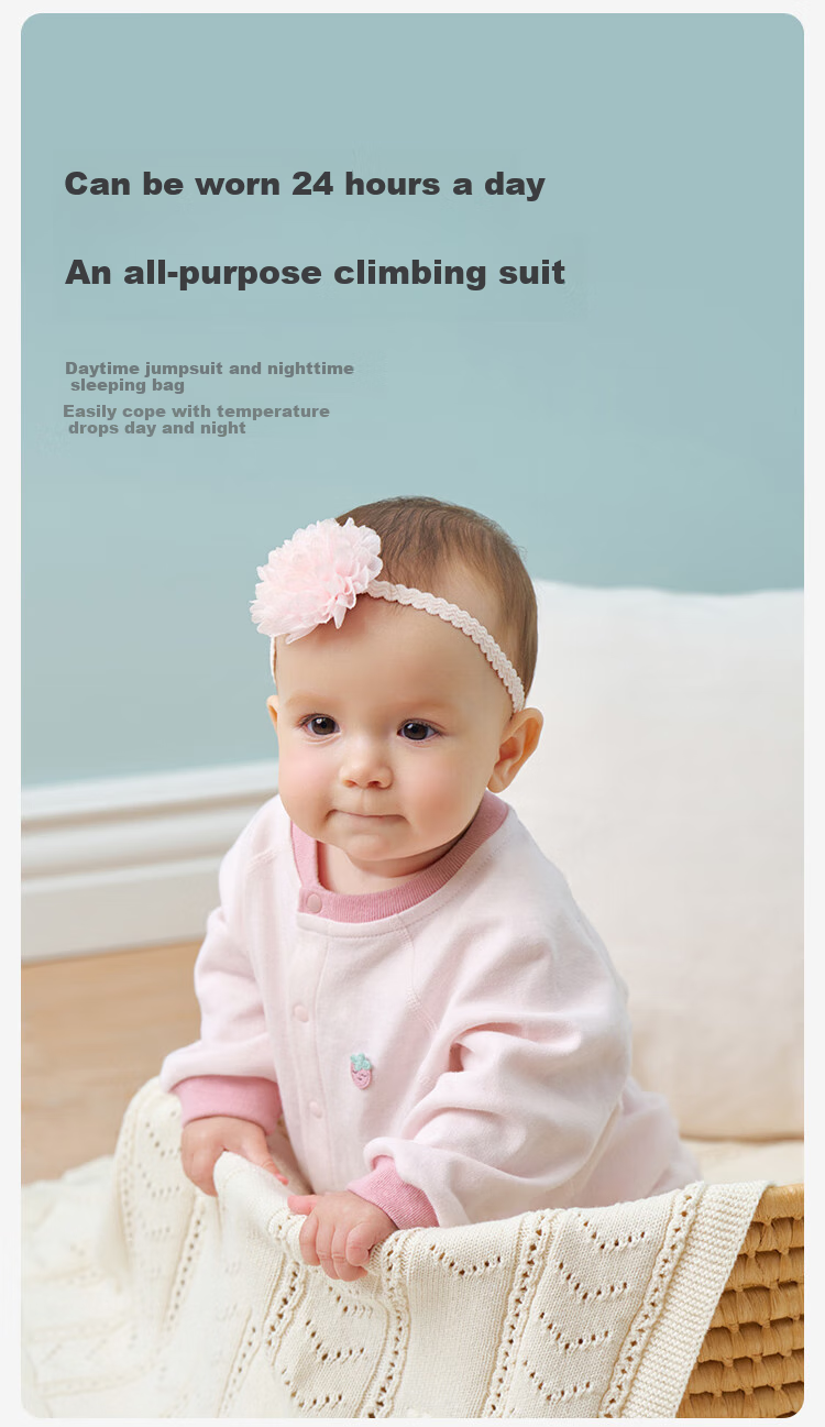 DAVE & BELLA Newborn Baby Clothes Romper Spring And Autumn Outfit for Baby Boys And Girls Long-Sleeve Bodysuit Onesie 7