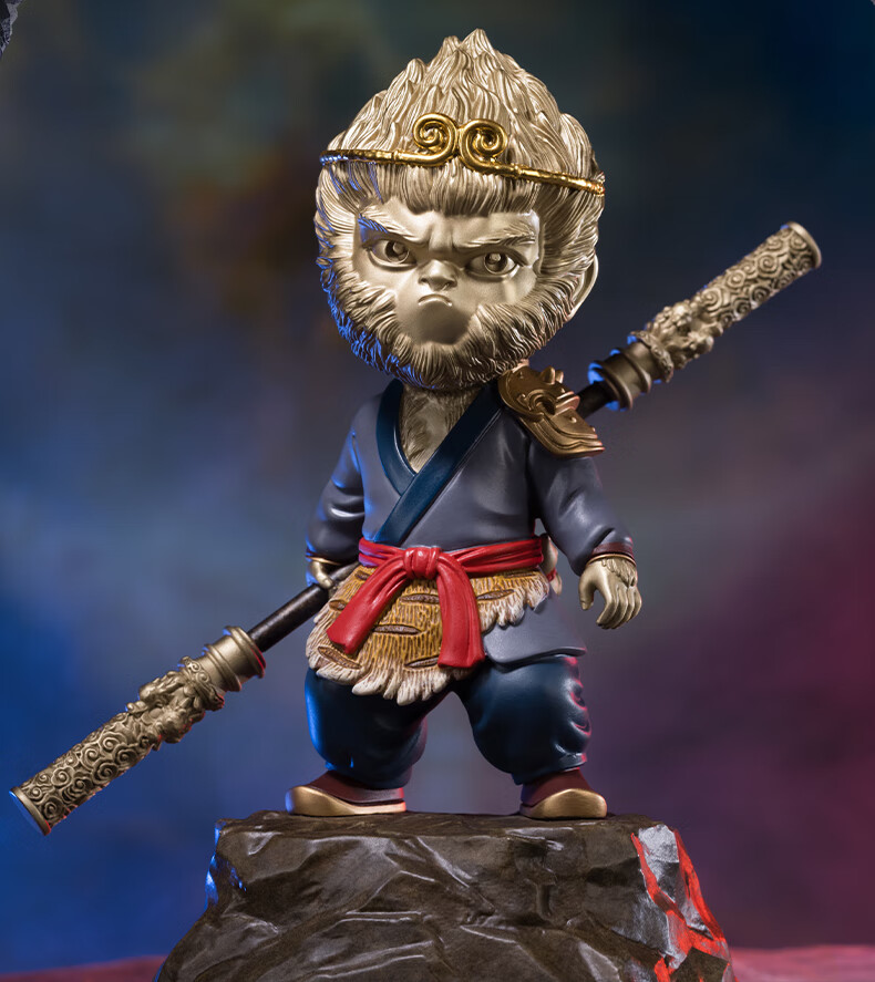 Master Tong "Wukong the Peerless Hero (Cute Version)" New Monkey King Copper Figurine Valentine's Day Gift 14