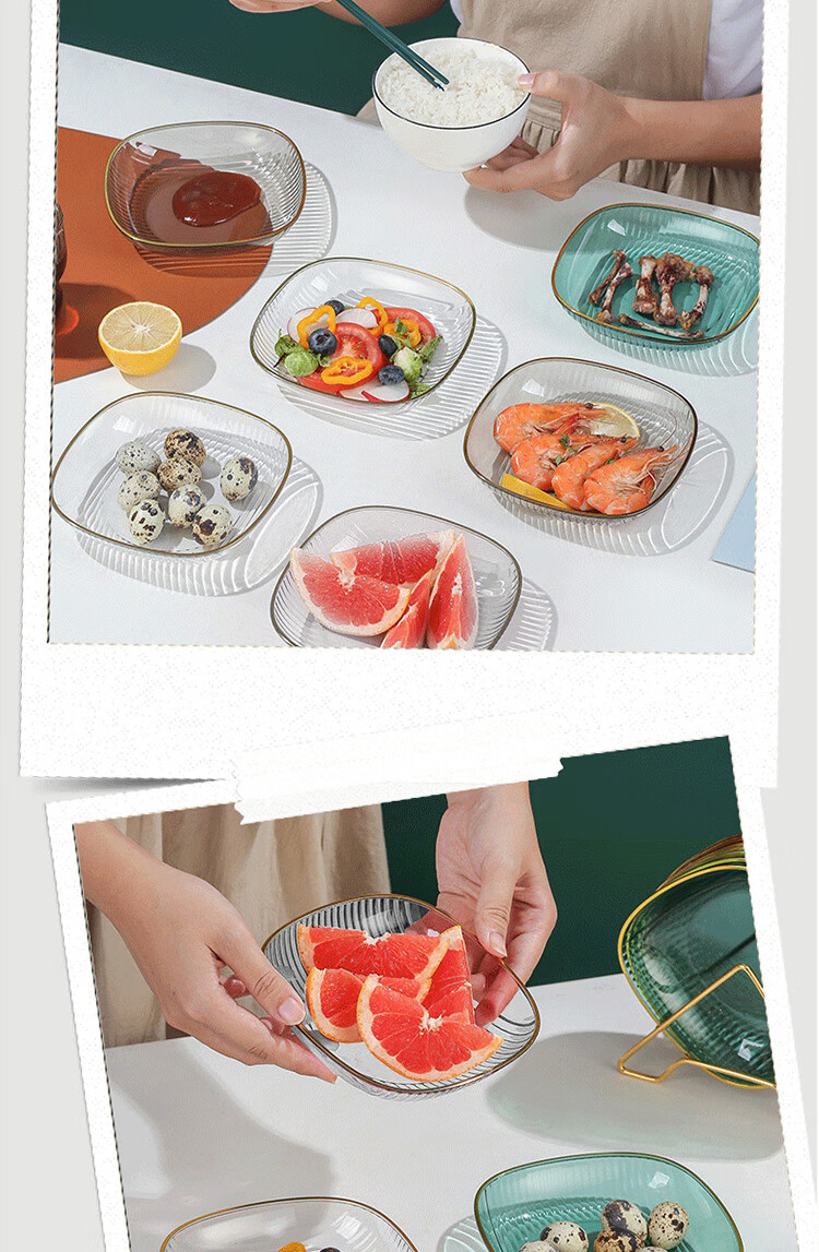 Dipuer 304 Stainless Steel Dipping Sauce Dish, Japanese And Korean Hot Pot Seasoning Dish, Korean Barbecue Dipping Sauce Plate, Stainless Steel Dish with Three Compartments 11