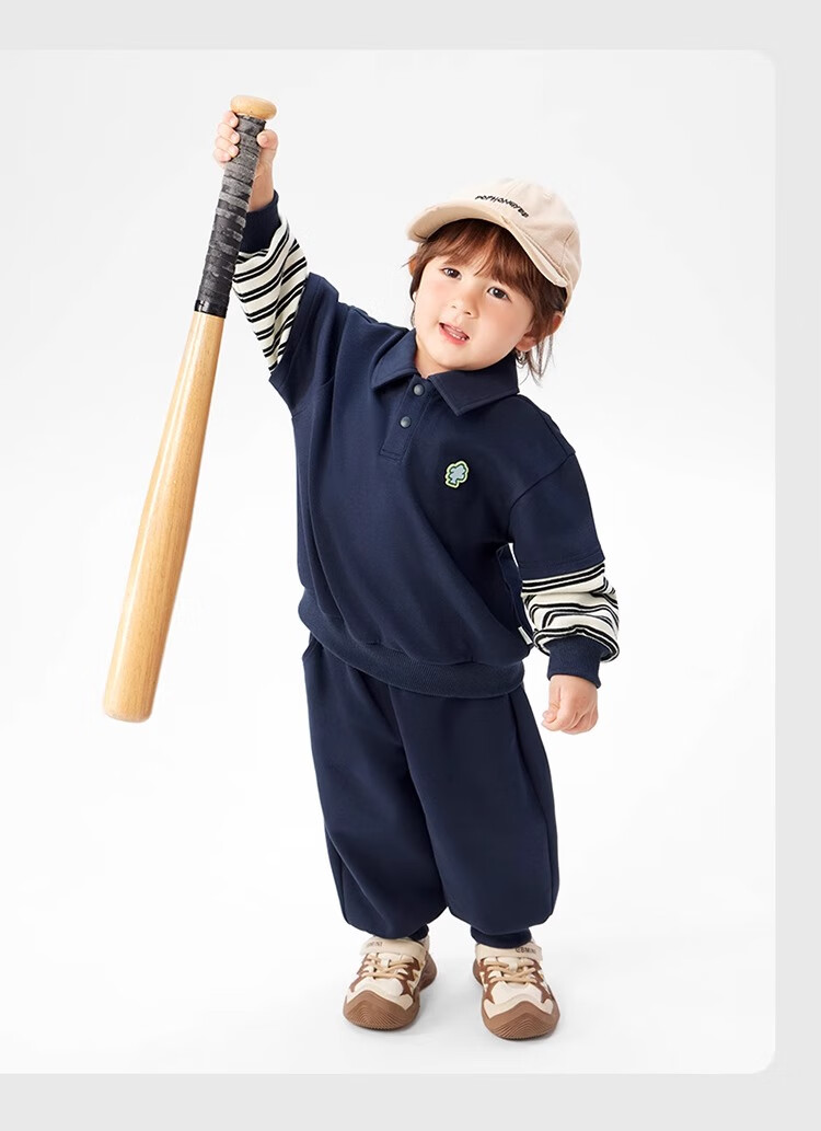 Ciciibear 2025 Spring New Baby Boys' Sports Sweatshirt Children's Stylish Top Set 20
