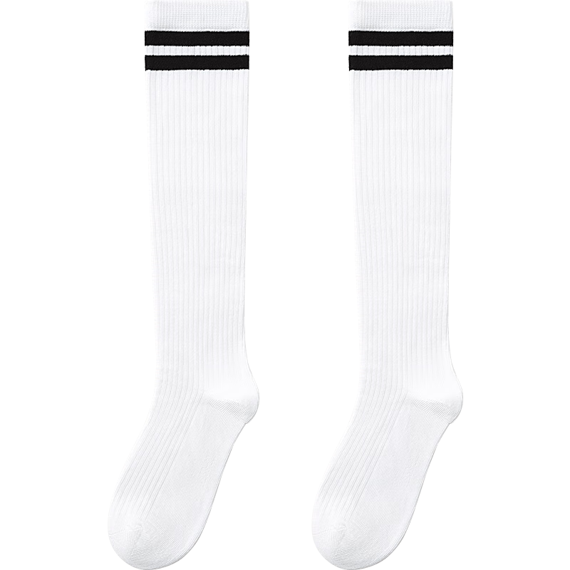 Jiusuiban Children's Socks, Girls' Spring And Summer Thin Style, Preppy Style Calf Socks, School Student Uniform Mid-Length Socks, 509070Z