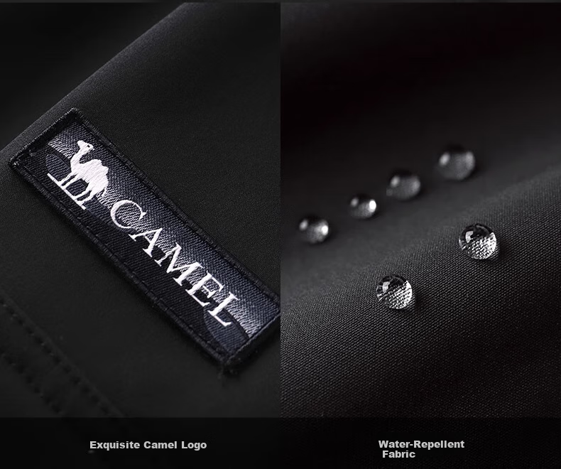 CAMEL [Wang Junkai's Choice] Men's Outdoor Ski Pants, Fleece-Lined for Cold Protection And Warmth, Water-Repellent, Loose-Fitting Cargo Pants for Women 1776 26