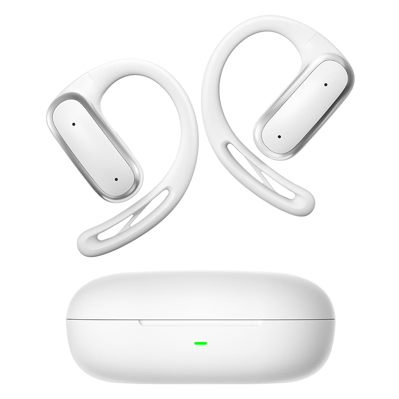 Newmine LY55 Wireless Bluetooth Earphones, Ear-Hook Bone Conduction Concept, Open-Style True Wireless, Not In-Ear, Sports Running Ear-Clip Style, Open-Air Leak-Free | Comfortable for Long Wear without Pai