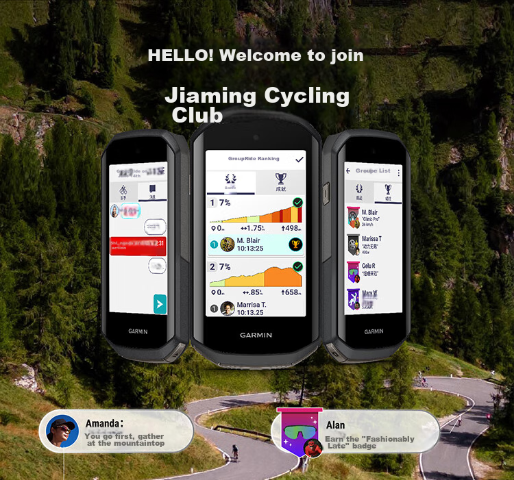 GARMIN Edge1050 Road And Mountain Bike Computer with Map, Voice Navigation, Payment, Group Riding, GPS Outdoor Cycling Training 3