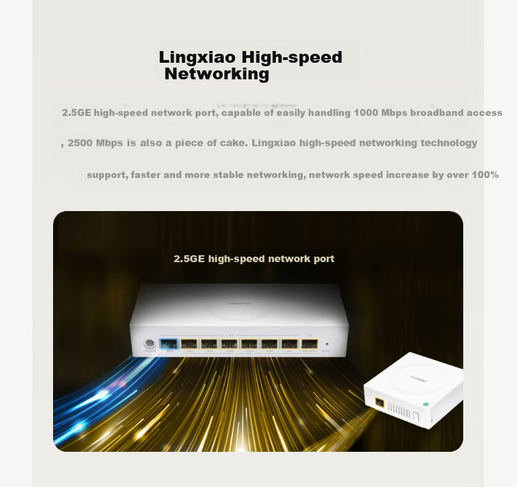 HUAWEI Lingxiao Parent-Child Router Q7 Ethernet Version, Fast Wi-Fi 7 Router, Gigabit Wall-Penetrating, First Global Star Flash Gateway Router 11