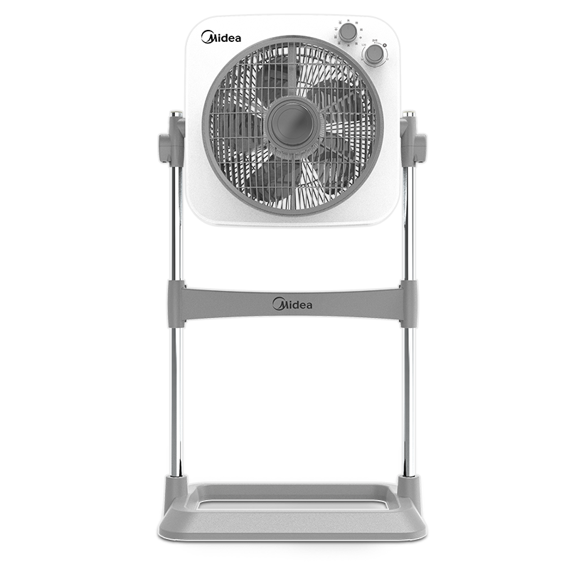 Midea Electric Fan, Hongyun Fan with Adjustable Height, Home Standing Floor Fan, Oscillating Fan for Dormitory And Bedroom, Timer Function, Five-Blade Light Noise Energy-Saving Fan KYT30-23SJ