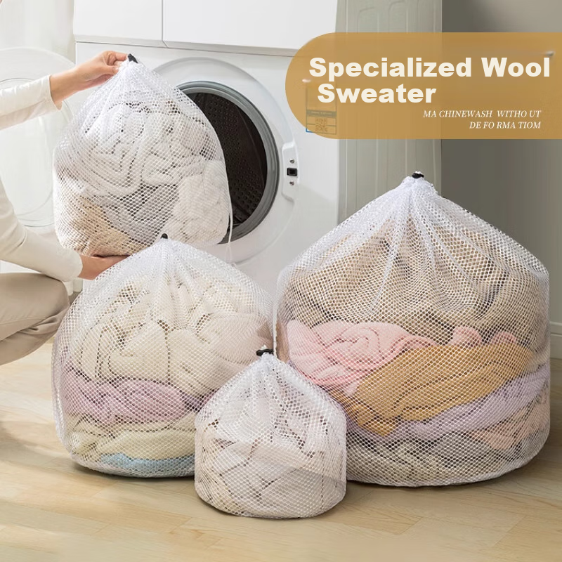 CHUSHE Laundry Bag Coarse Mesh Set of 3 for Sweaters, Underwear, And Knits, Anti-Shrinkage Large Wash Bag