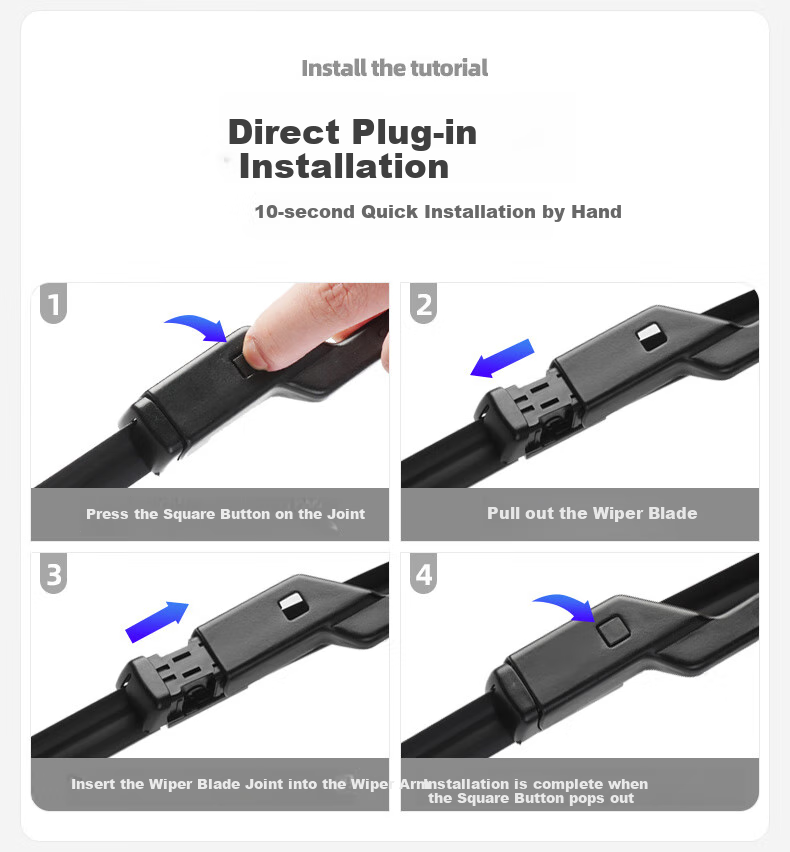 Goodyear Windshield Wiper Blades for Imported BMW X5, 2019-2020 Models, Original Rubber Strips, 2021 Accessories, Front Wiper Blades 15