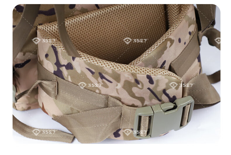 3527 110L Camouflage Backpack, Large Capacity Backpack, U-Shaped Steel Frame Camouflage Rucksack, 600D Jungle Starry Sky 12